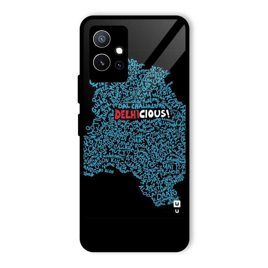 Delhicious Glass Back Case for Vivo iQOO Z6