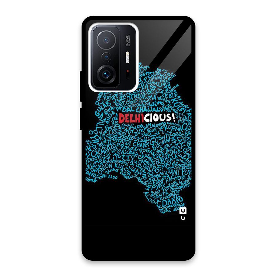Delhicious Glass Back Case for Xiaomi 11T Pro