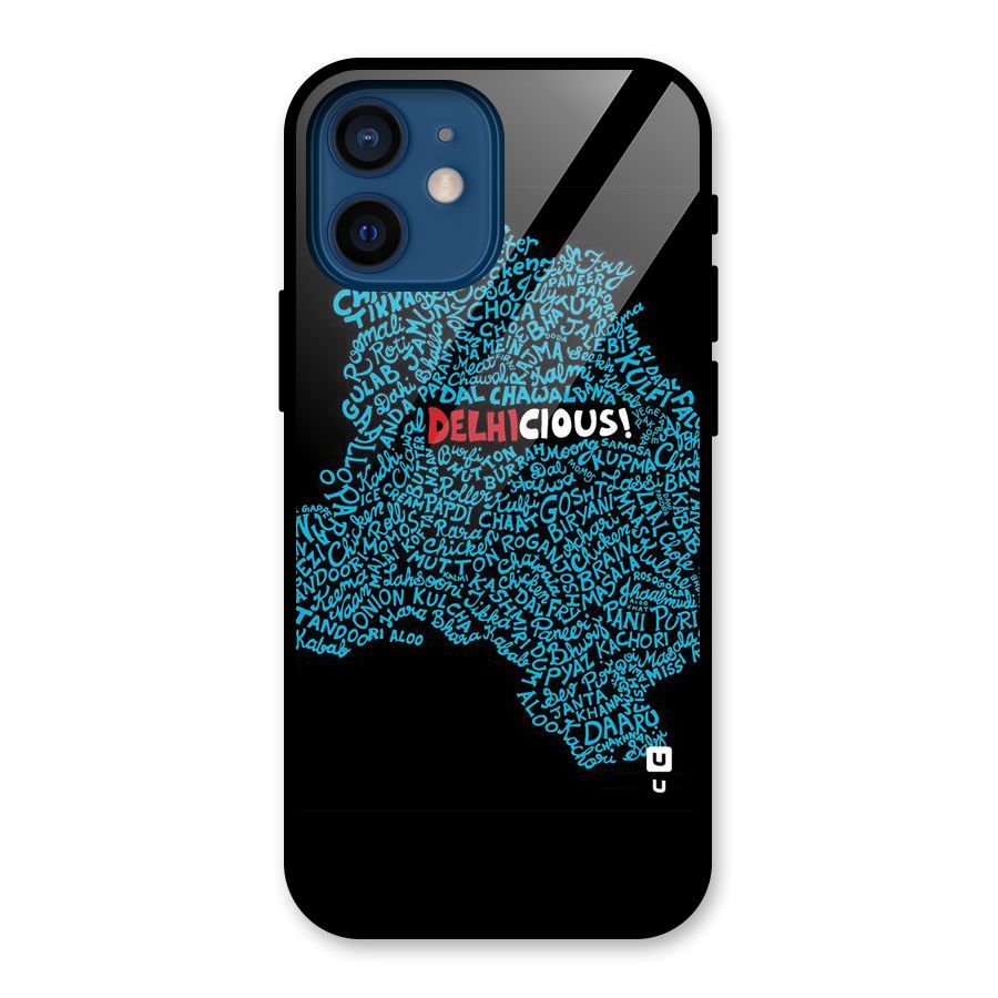 Delhicious Glass Back Case for iPhone 12 Mini