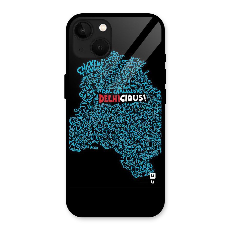 Delhicious Glass Back Case for iPhone 13