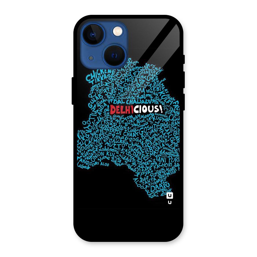 Delhicious Glass Back Case for iPhone 13 Mini