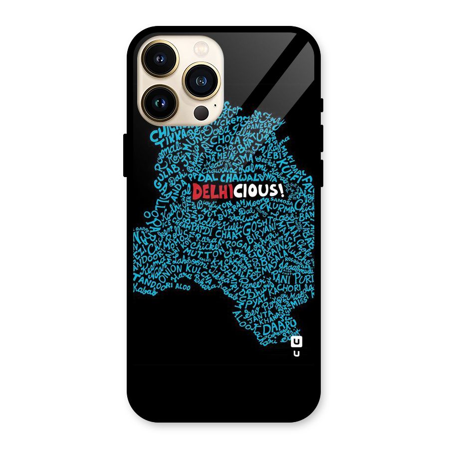 Delhicious Glass Back Case for iPhone 13 Pro Max