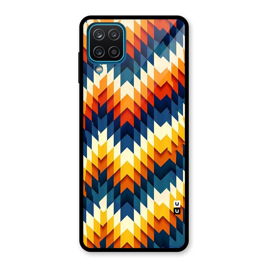 Delightful Design Glass Back Case for Galaxy A12
