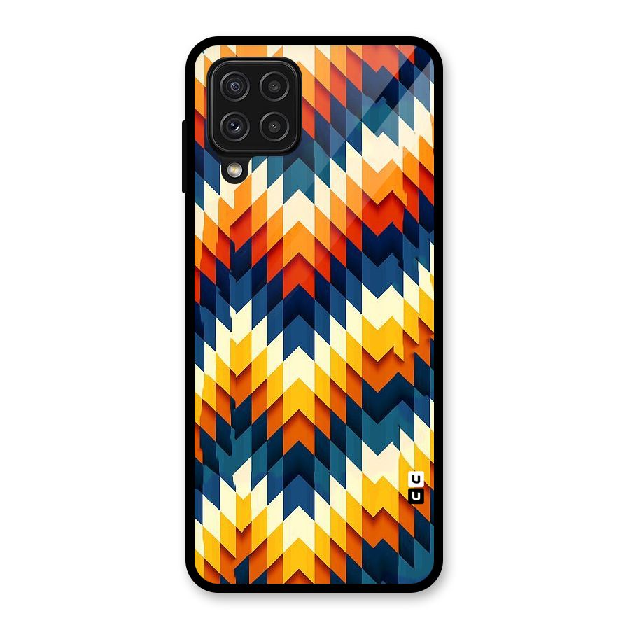 Delightful Design Glass Back Case for Galaxy A22 4G