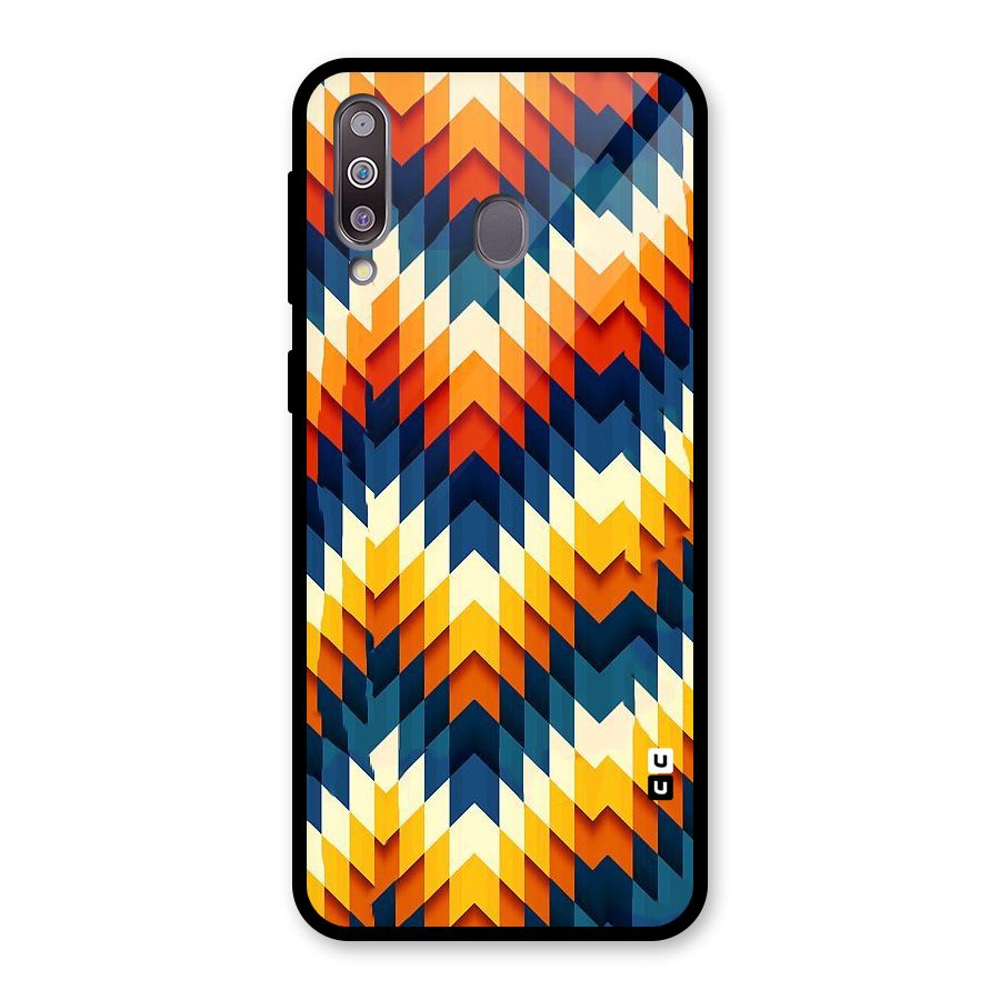 Delightful Design Glass Back Case for Galaxy M30