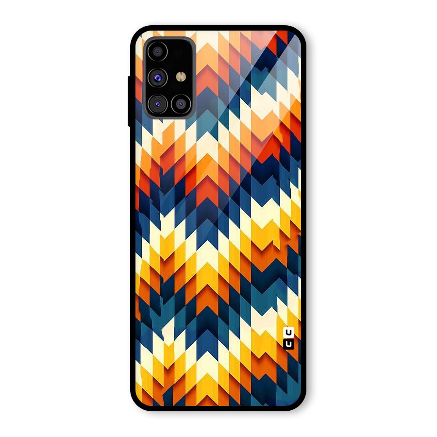Delightful Design Glass Back Case for Galaxy M31s