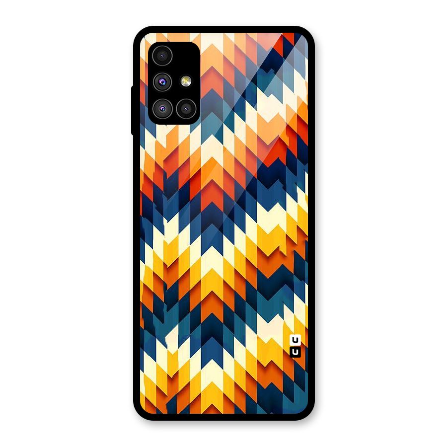 Delightful Design Glass Back Case for Galaxy M51