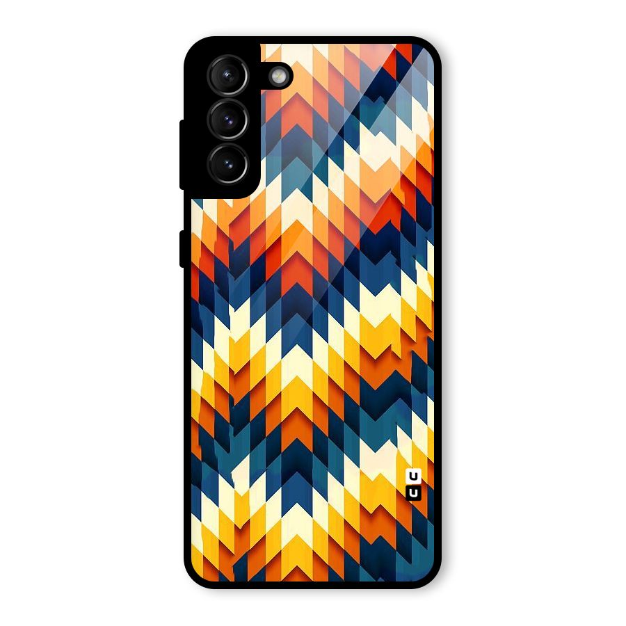Delightful Design Glass Back Case for Galaxy S21 Plus