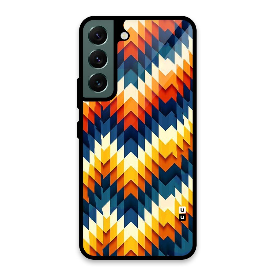 Delightful Design Glass Back Case for Galaxy S22 5G