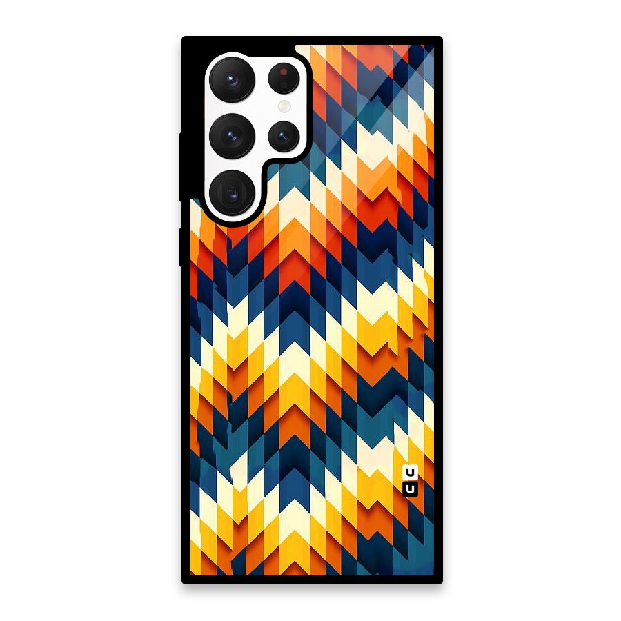 Delightful Design Glass Back Case for Galaxy S22 Ultra 5G