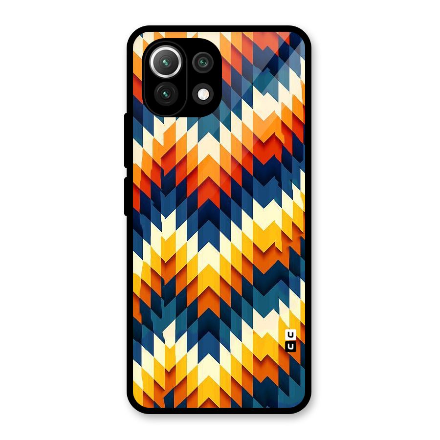 Delightful Design Glass Back Case for Mi 11 Lite