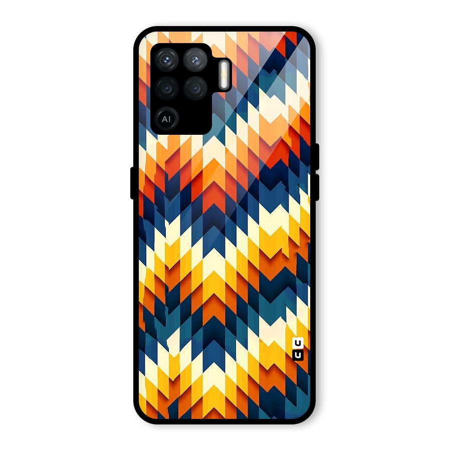 Delightful Design Glass Back Case for Oppo F19 Pro