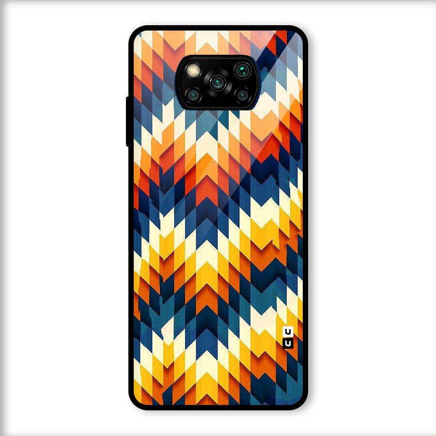 Delightful Design Glass Back Case for Poco X3