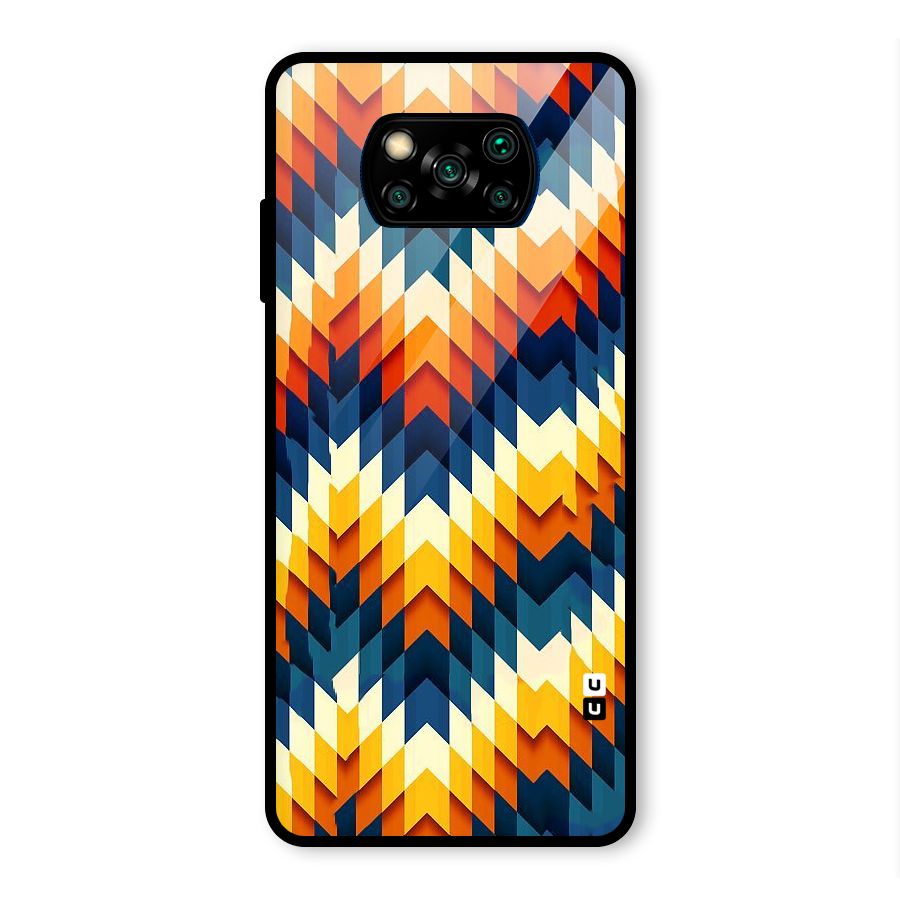 Delightful Design Glass Back Case for Poco X3 Pro
