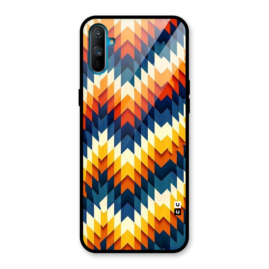 Delightful Design Glass Back Case for Realme C3