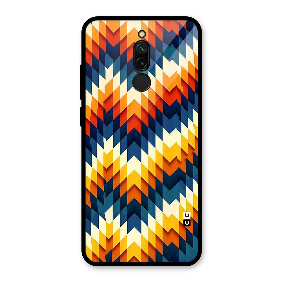 Delightful Design Glass Back Case for Redmi 8