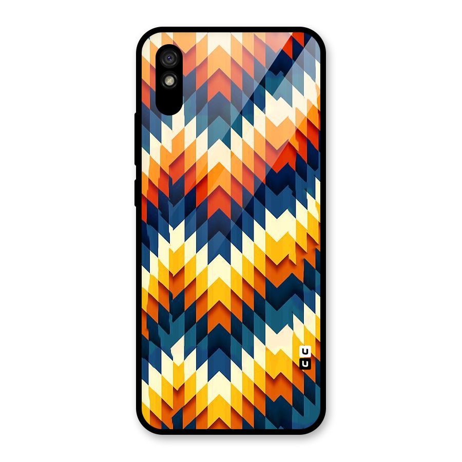 Delightful Design Glass Back Case for Redmi 9A