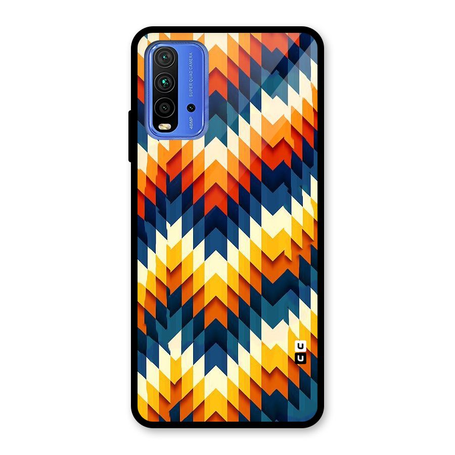 Delightful Design Glass Back Case for Redmi 9 Power
