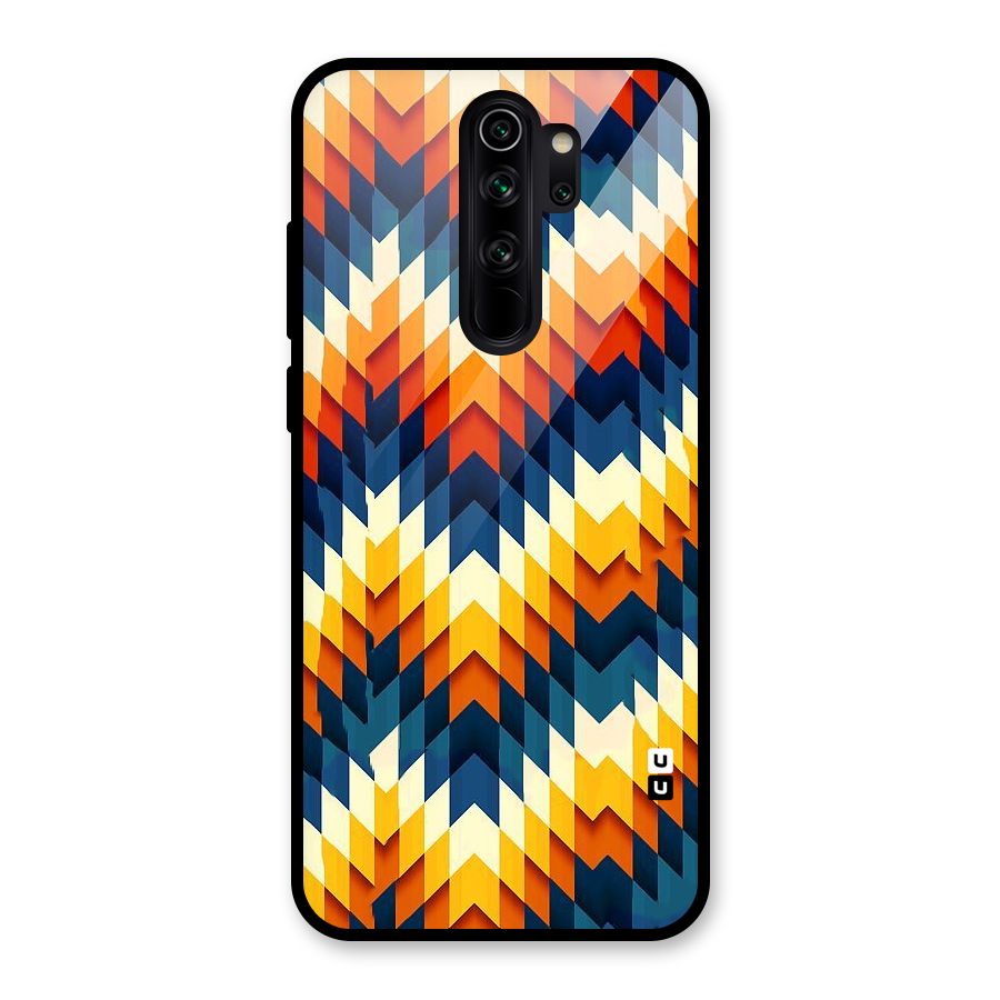 Delightful Design Glass Back Case for Redmi Note 8 Pro