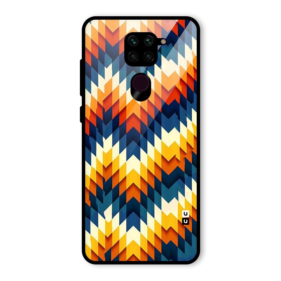 Delightful Design Glass Back Case for Redmi Note 9