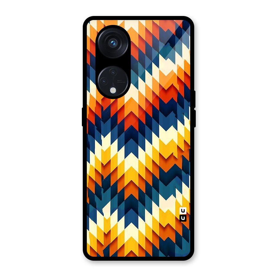 Delightful Design Glass Back Case for Reno8 T 5G