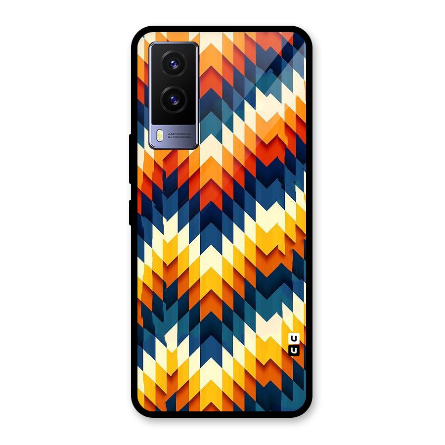 Delightful Design Glass Back Case for Vivo V21e 5G