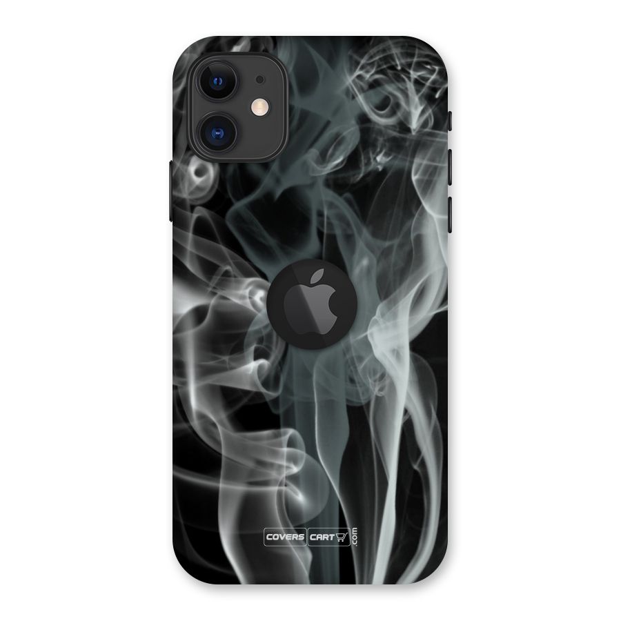 Dense Smoke Back Case for iPhone 11 Logo Cut