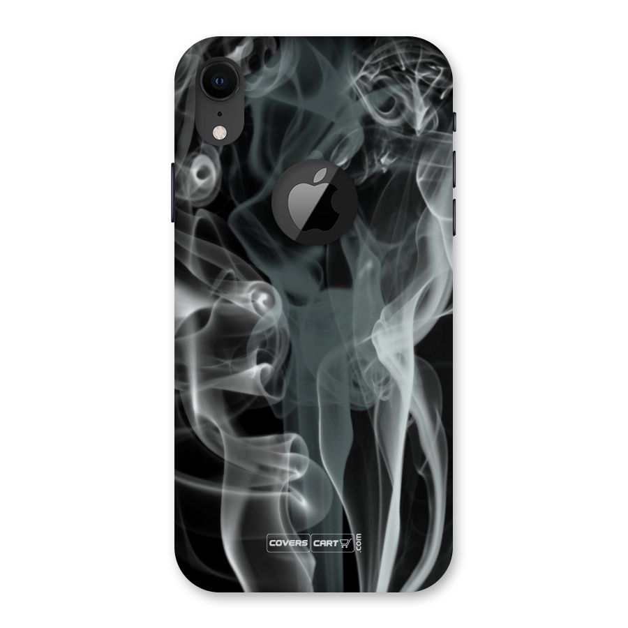 Dense Smoke Back Case for iPhone XR Logo Cut