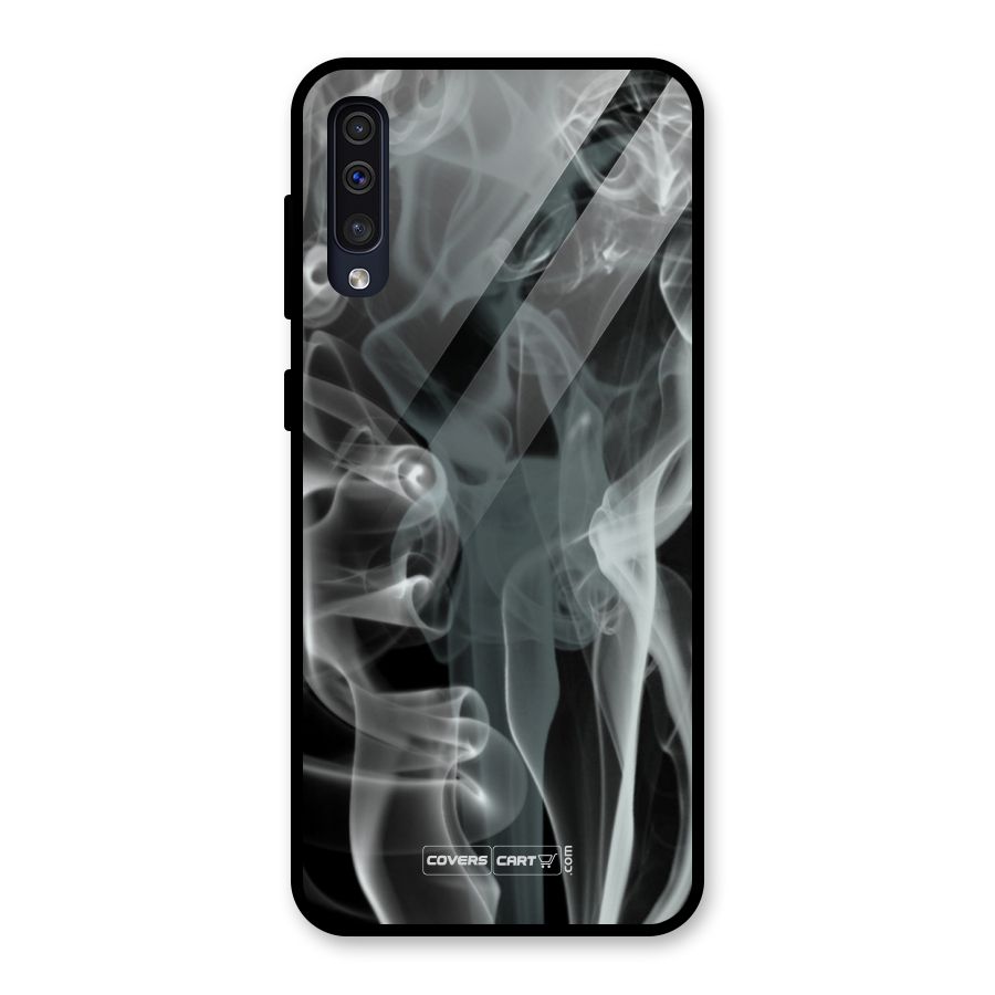Dense Smoke Glass Back Case for Galaxy A50