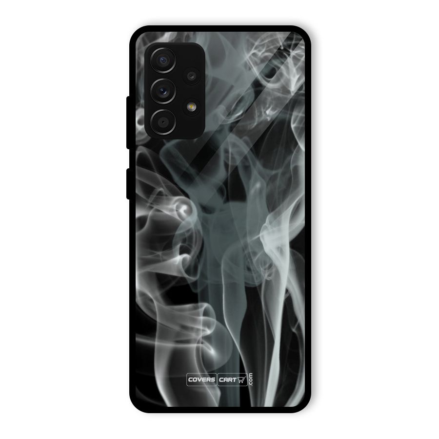 Dense Smoke Glass Back Case for Galaxy A53 5G