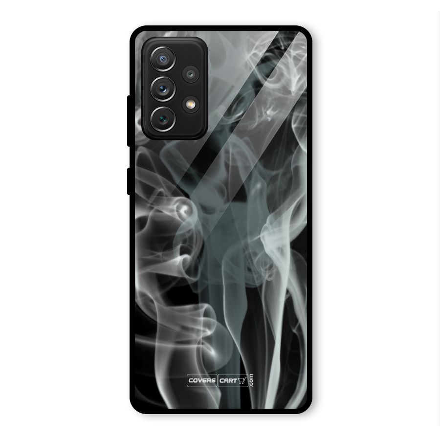 Dense Smoke Glass Back Case for Galaxy A72
