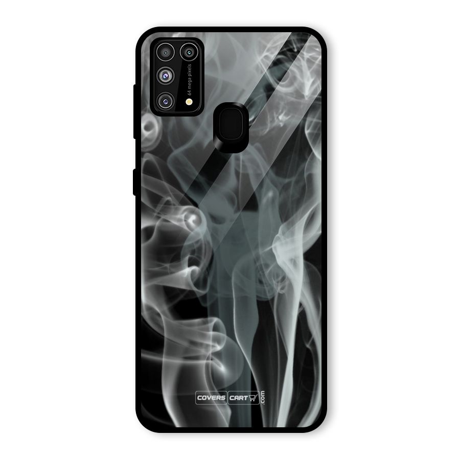 Dense Smoke Glass Back Case for Galaxy F41