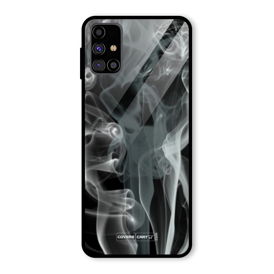 Dense Smoke Glass Back Case for Galaxy M31s