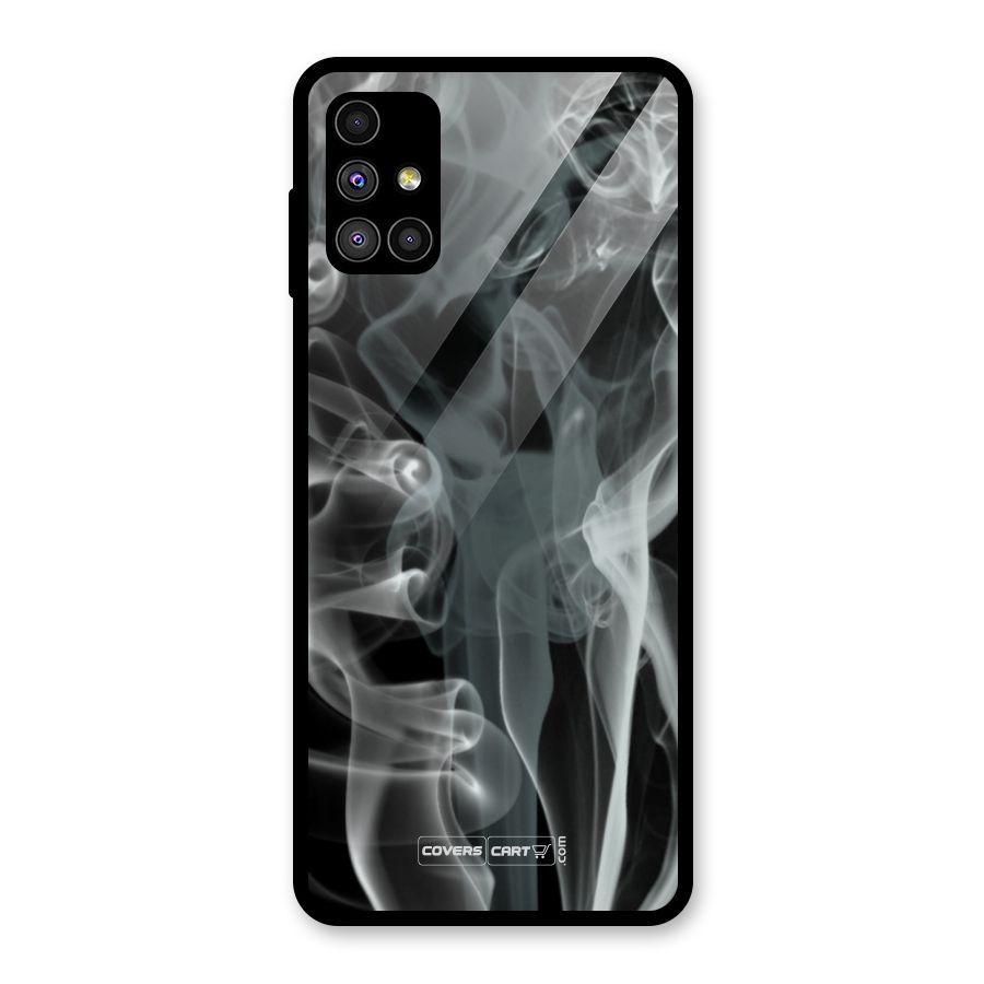 Dense Smoke Glass Back Case for Galaxy M51