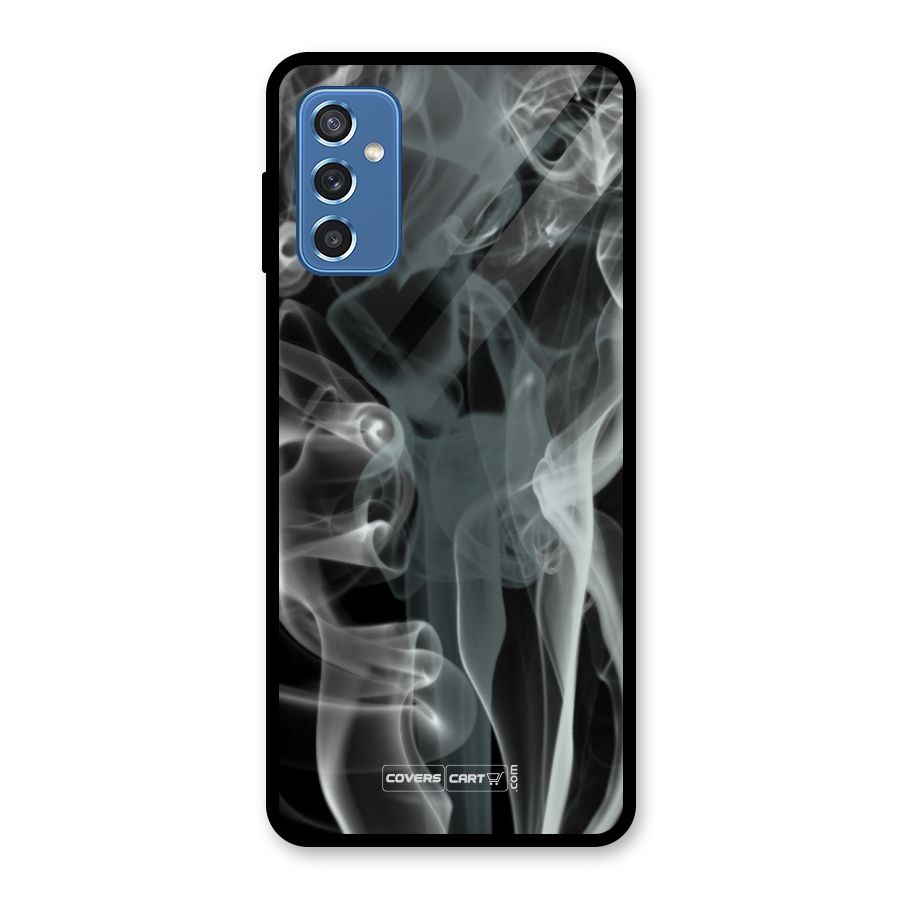 Dense Smoke Glass Back Case for Galaxy M52 5G
