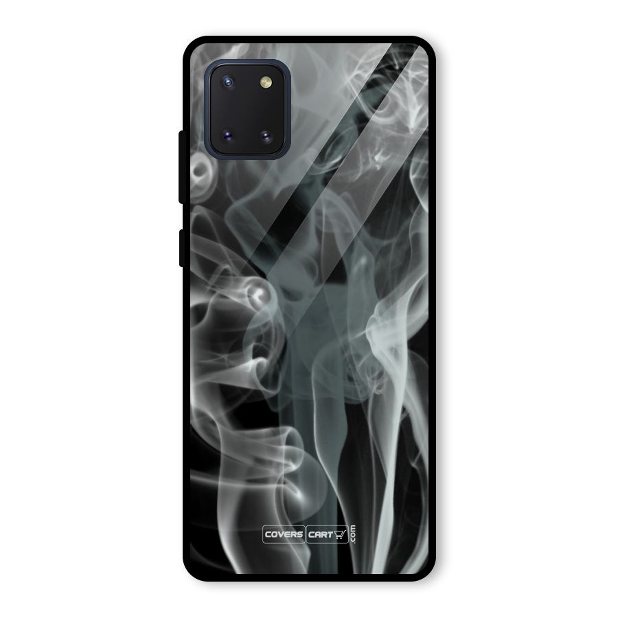 Dense Smoke Glass Back Case for Galaxy Note 10 Lite