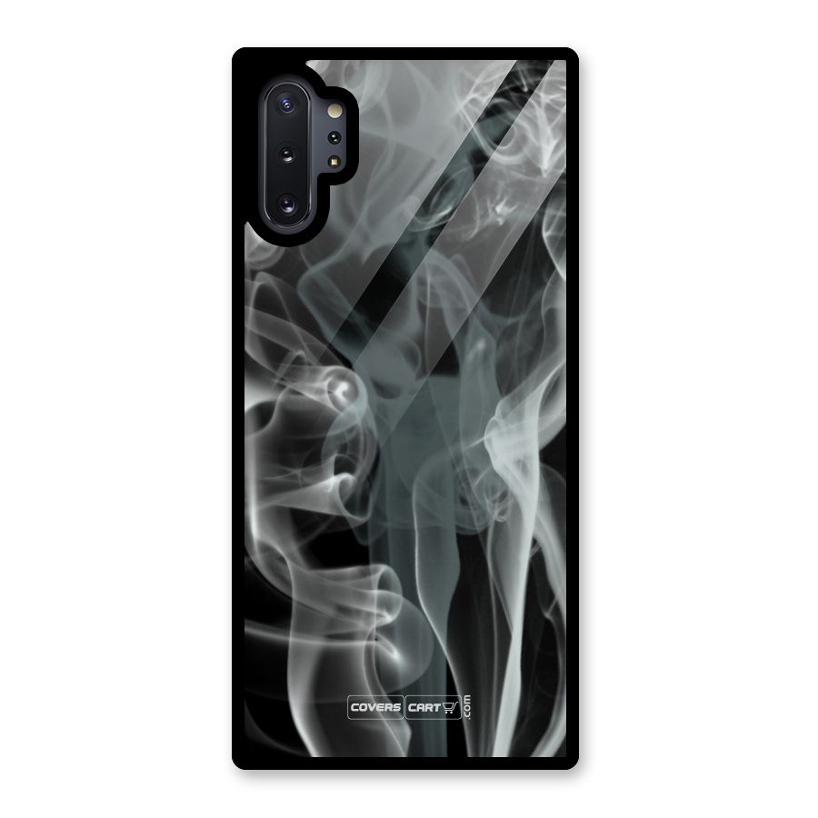 Dense Smoke Glass Back Case for Galaxy Note 10 Plus