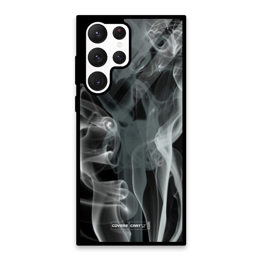 Dense Smoke Glass Back Case for Galaxy S22 Ultra 5G