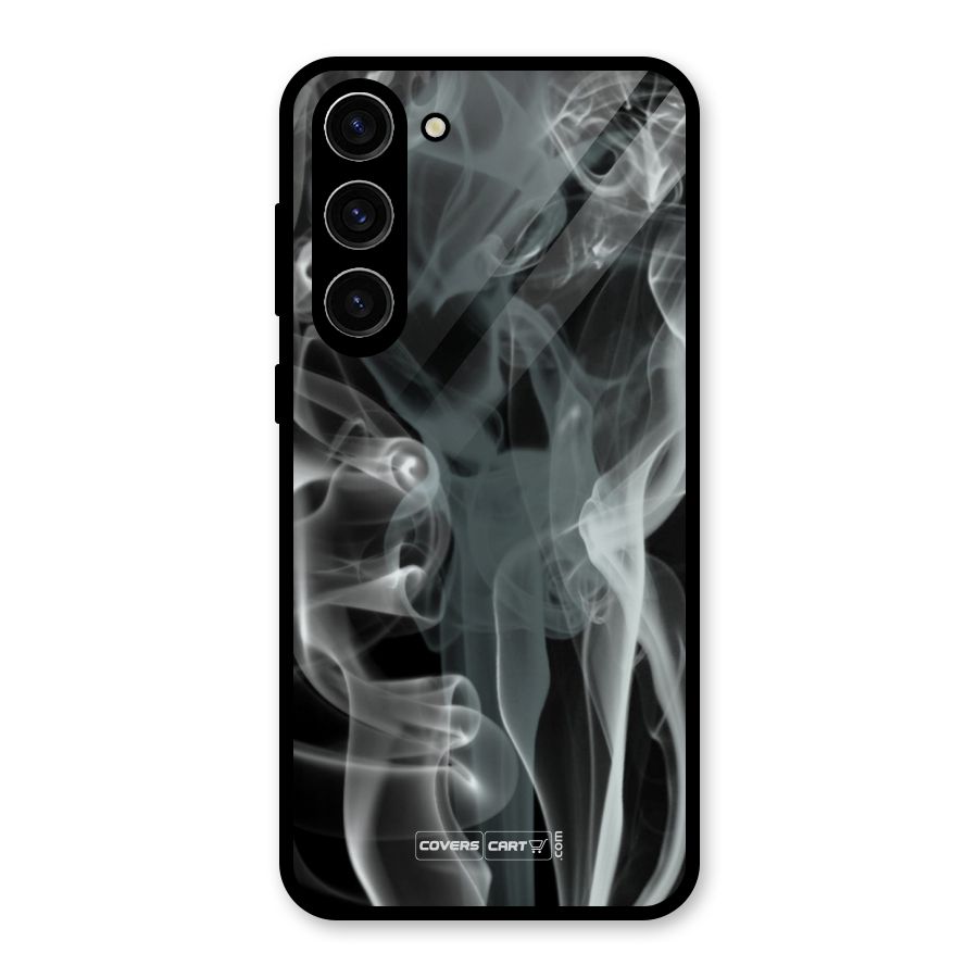 Dense Smoke Glass Back Case for Galaxy S23 Plus