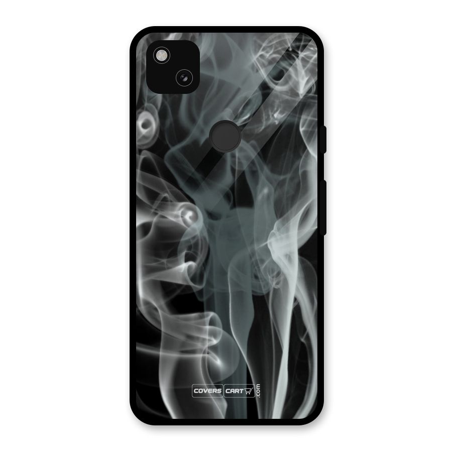 Dense Smoke Glass Back Case for Google Pixel 4a