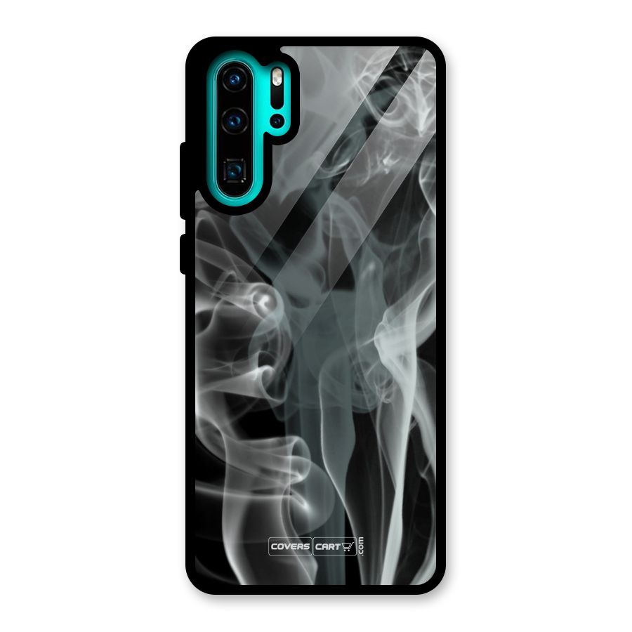 Dense Smoke Glass Back Case for Huawei P30 Pro
