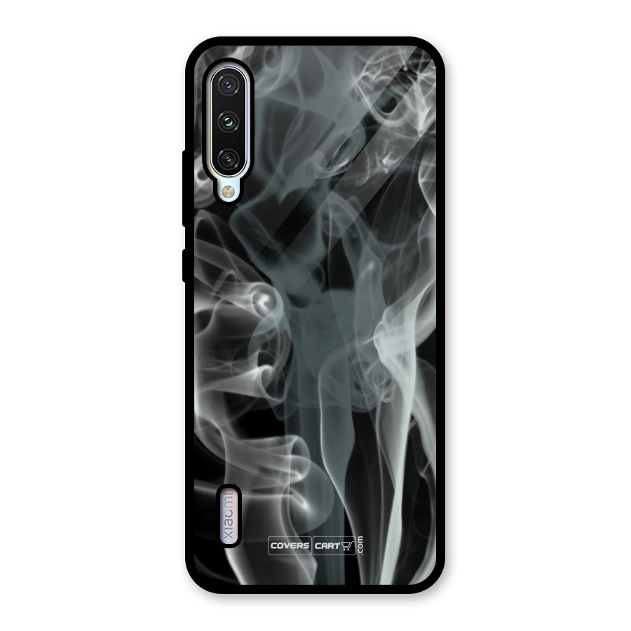 Dense Smoke Glass Back Case for Mi A3
