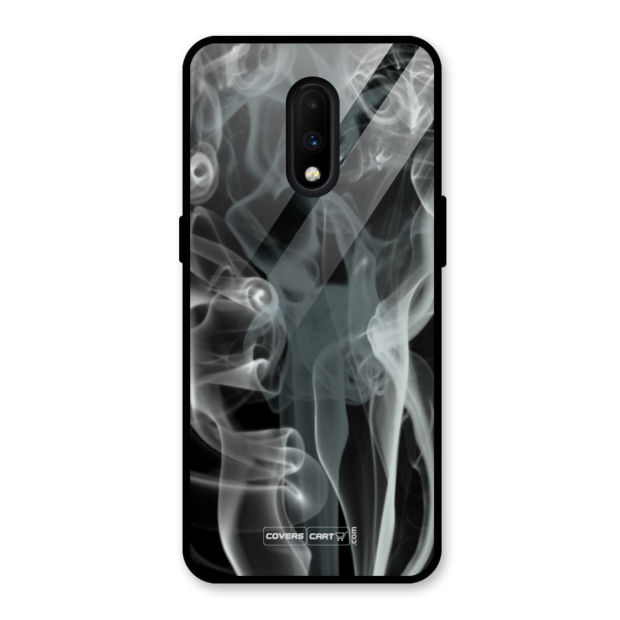 Dense Smoke Glass Back Case for OnePlus 7