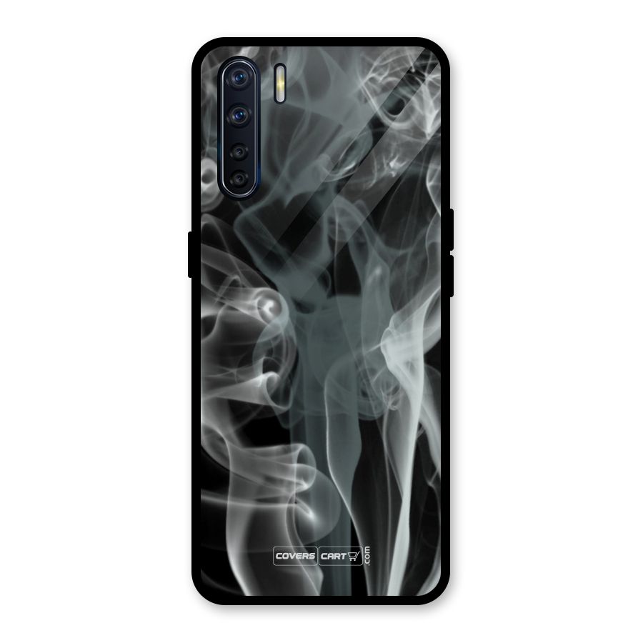 Dense Smoke Glass Back Case for Oppo F15