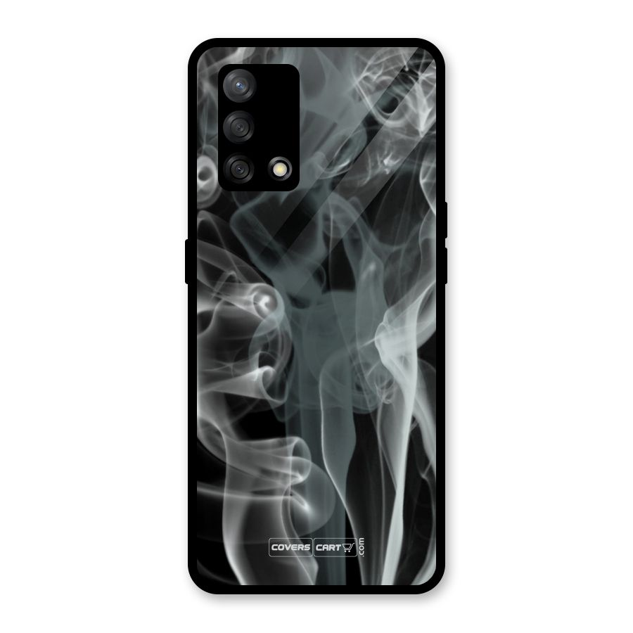 Dense Smoke Glass Back Case for Oppo F19