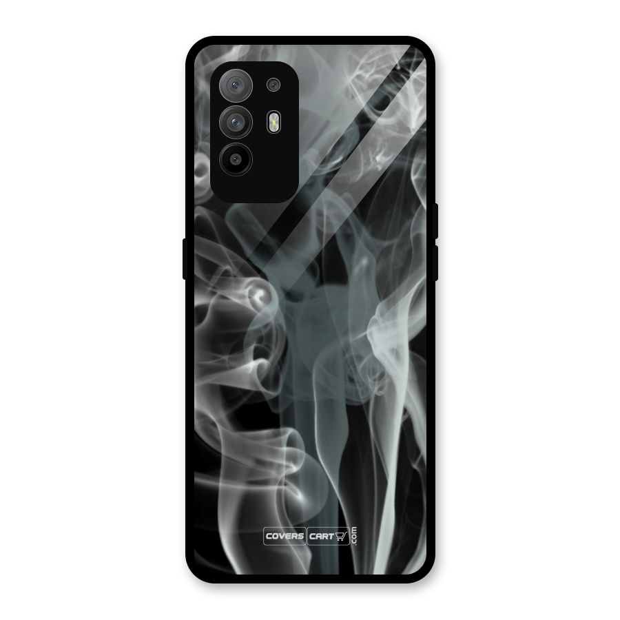 Dense Smoke Glass Back Case for Oppo F19 Pro Plus 5G