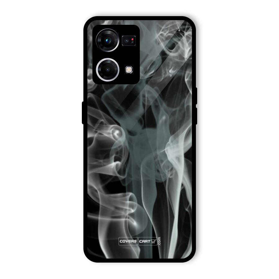 Dense Smoke Glass Back Case for Oppo F21s Pro 4G