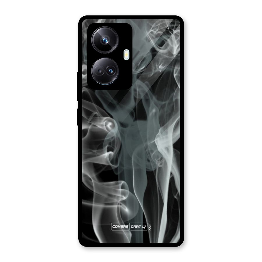 Dense Smoke Glass Back Case for Realme 10 Pro Plus