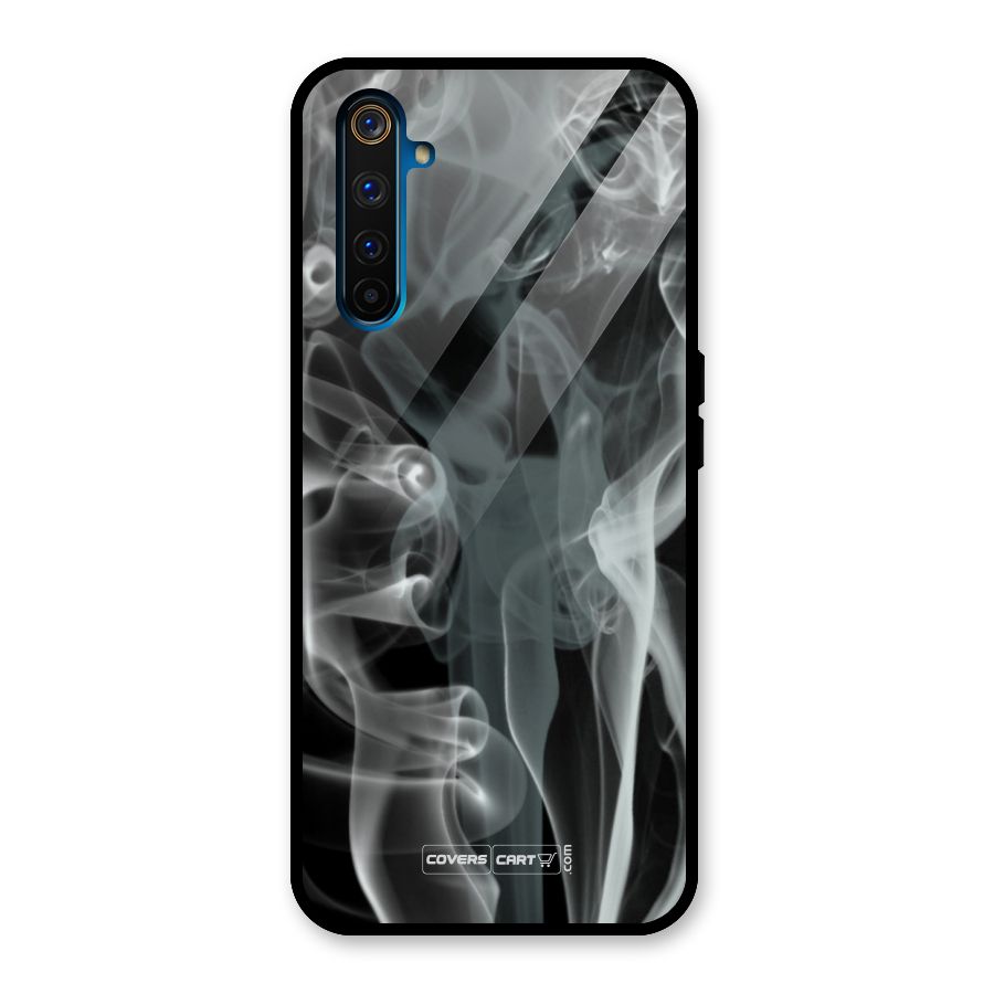 Dense Smoke Glass Back Case for Realme 6 Pro