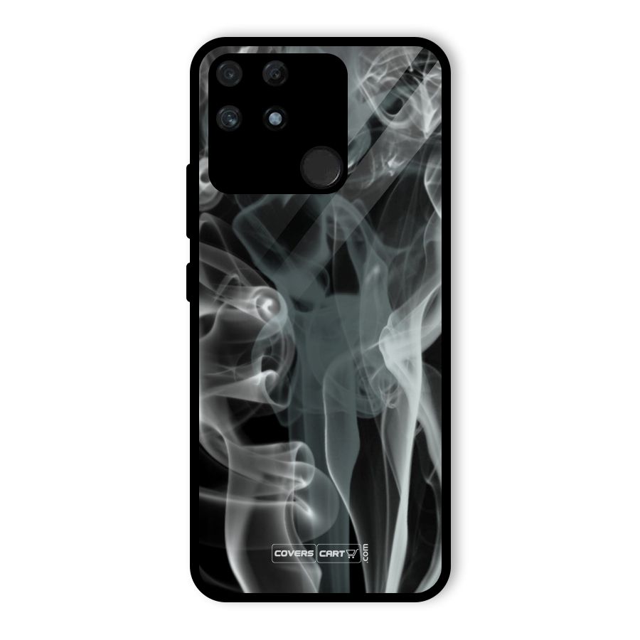 Dense Smoke Glass Back Case for Realme Narzo 50A